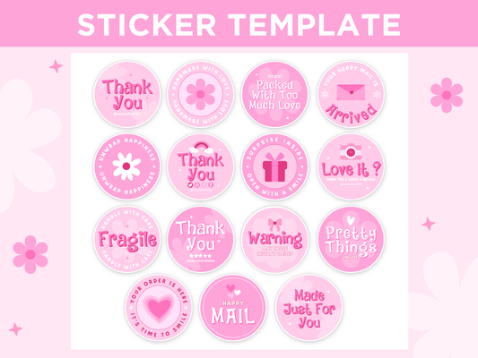 Sugar Bomb Packaging Sticker Template - Advertfox
