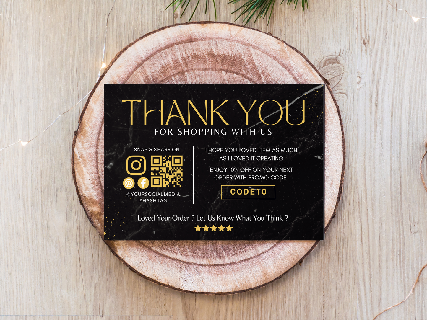 Thank You Card - Advertfox