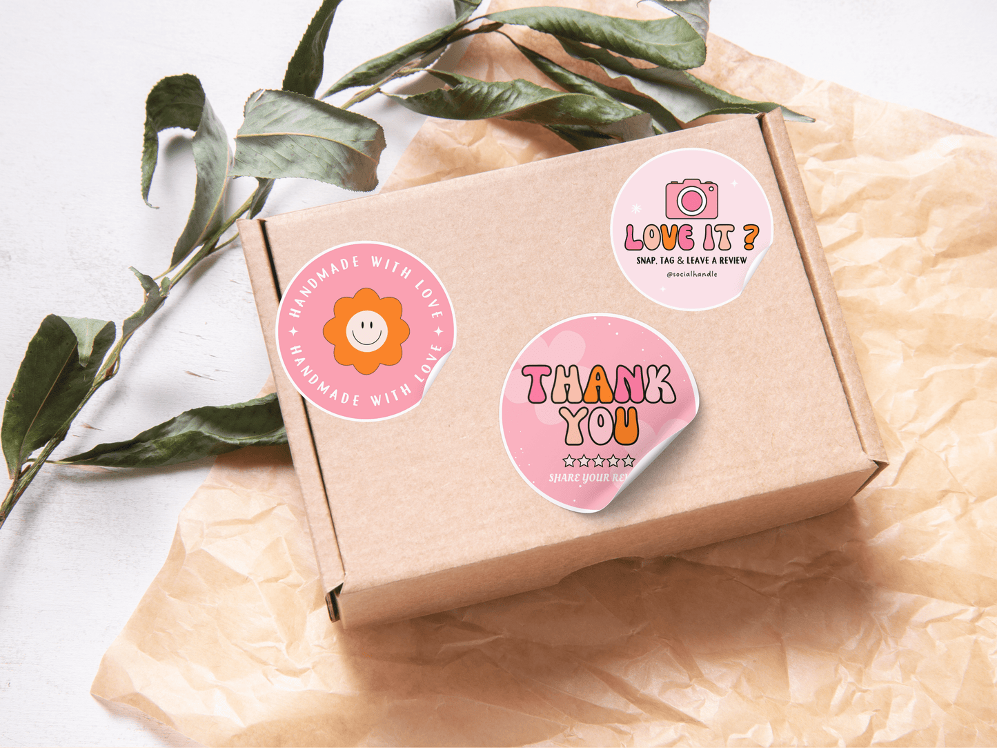 Mini Beast Packaging Sticker Template - Advertfox