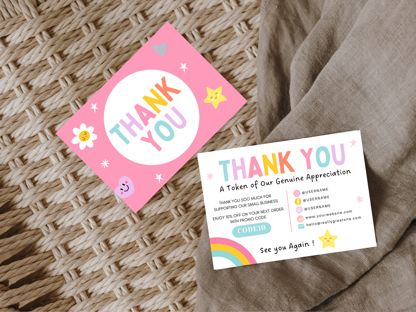 Thank You Card - Advertfox