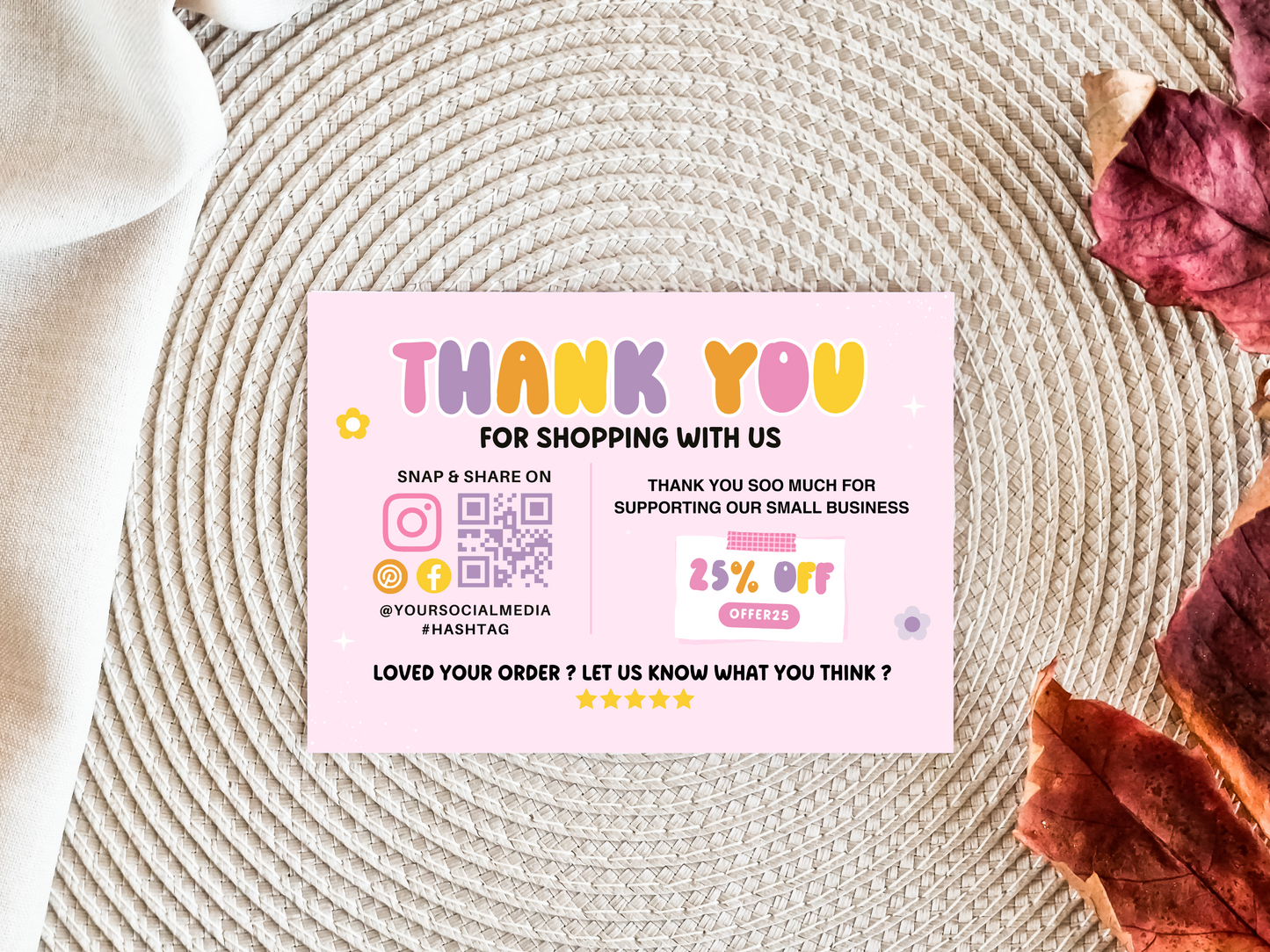 Thank You Card - Advertfox