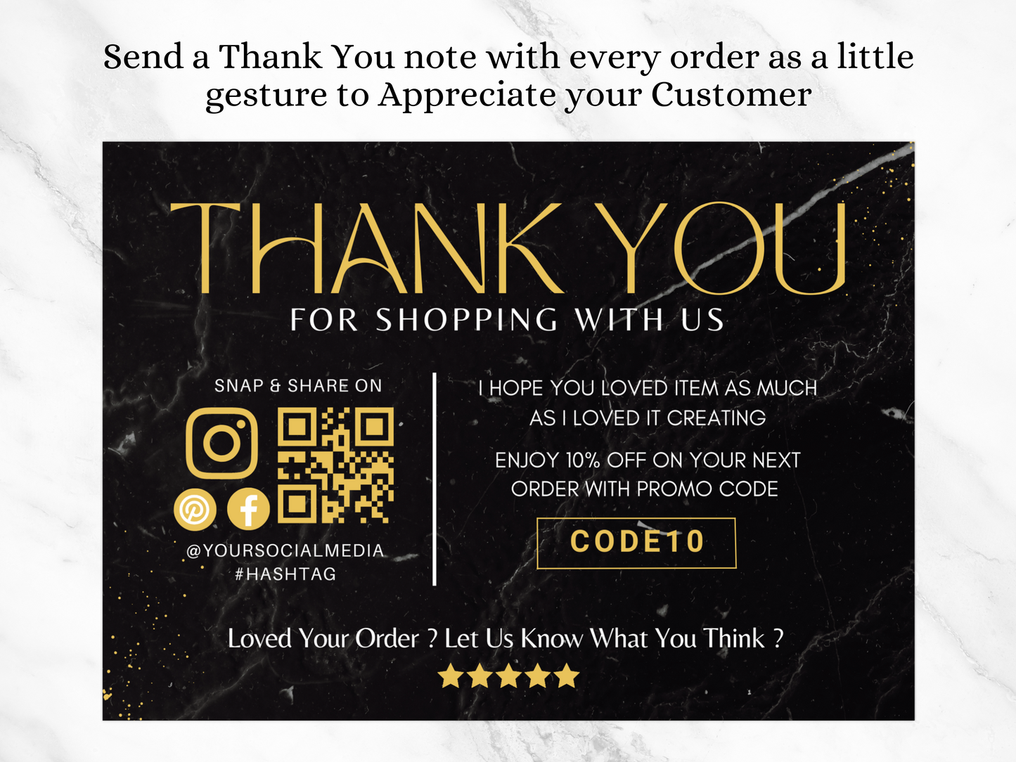 Thank You Card - Advertfox