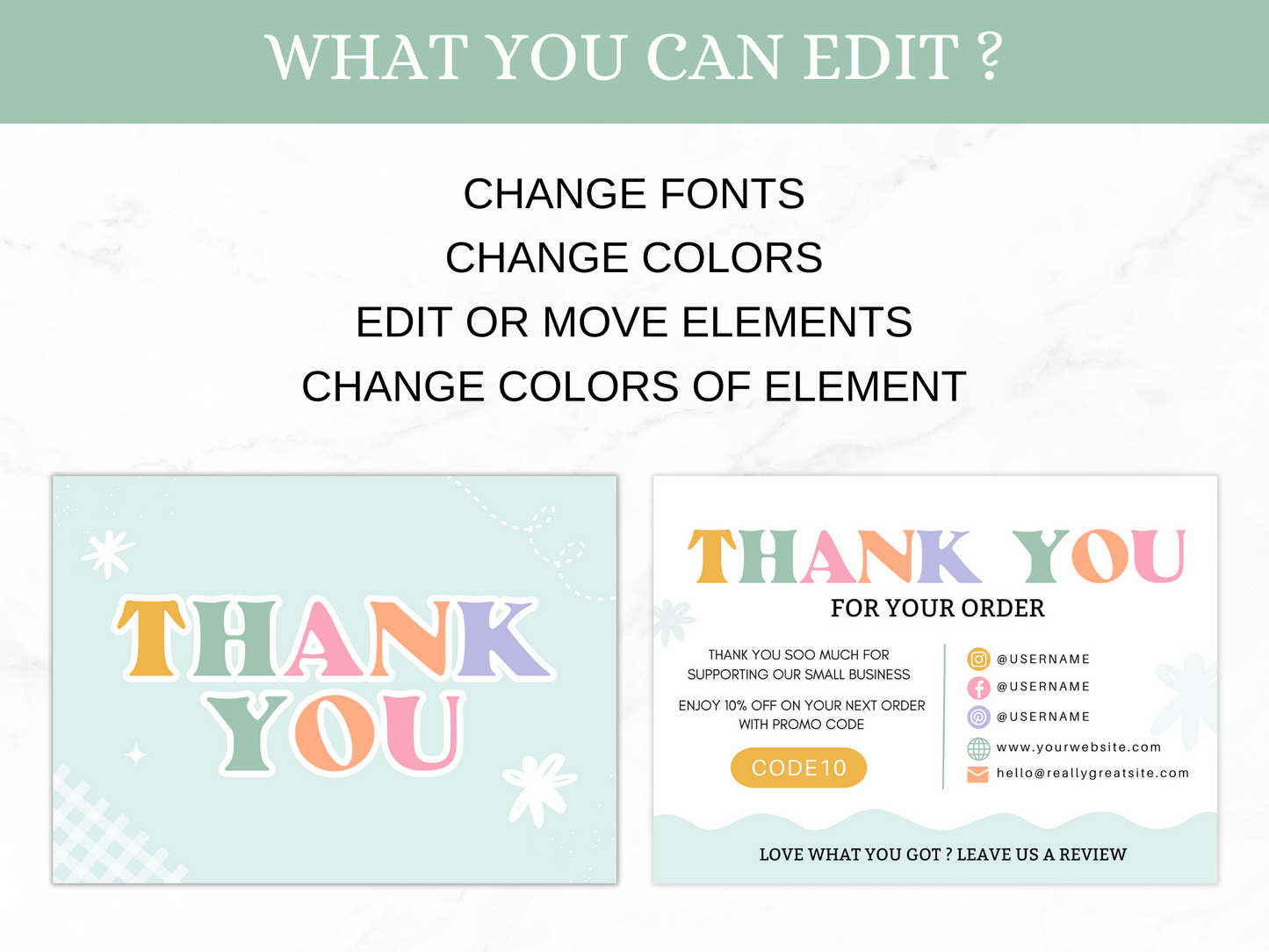 Thank You Card - Advertfox