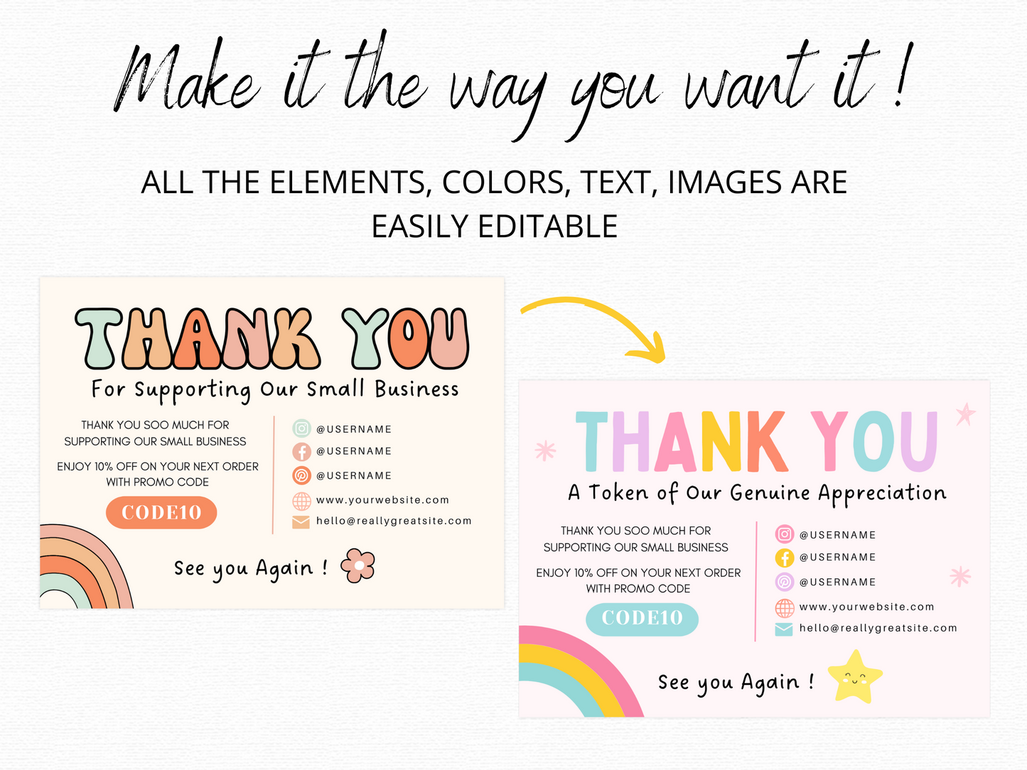 Thank You Card - Advertfox