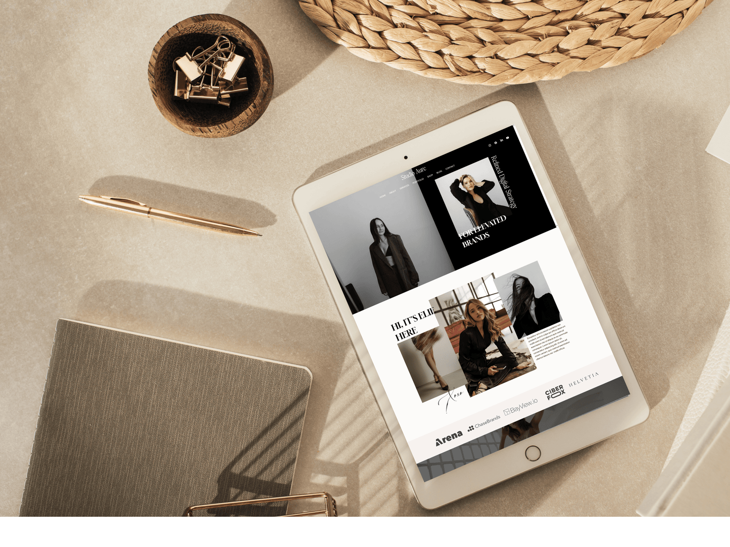 Studio Aure Wix Studio Website Template