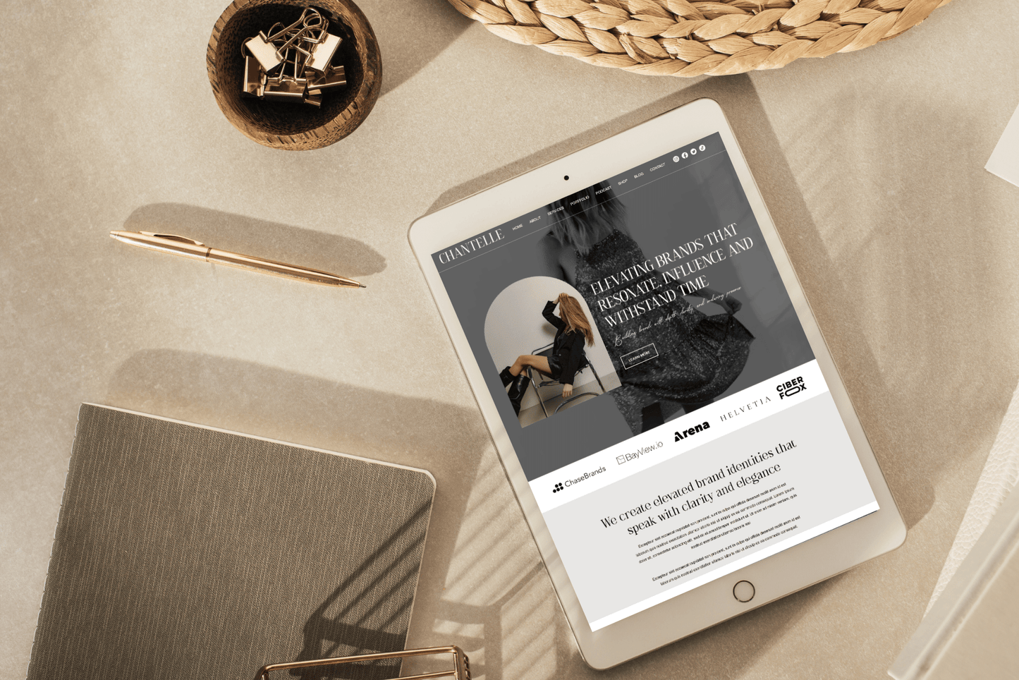 Chantelle Life Coach Wix Website Template