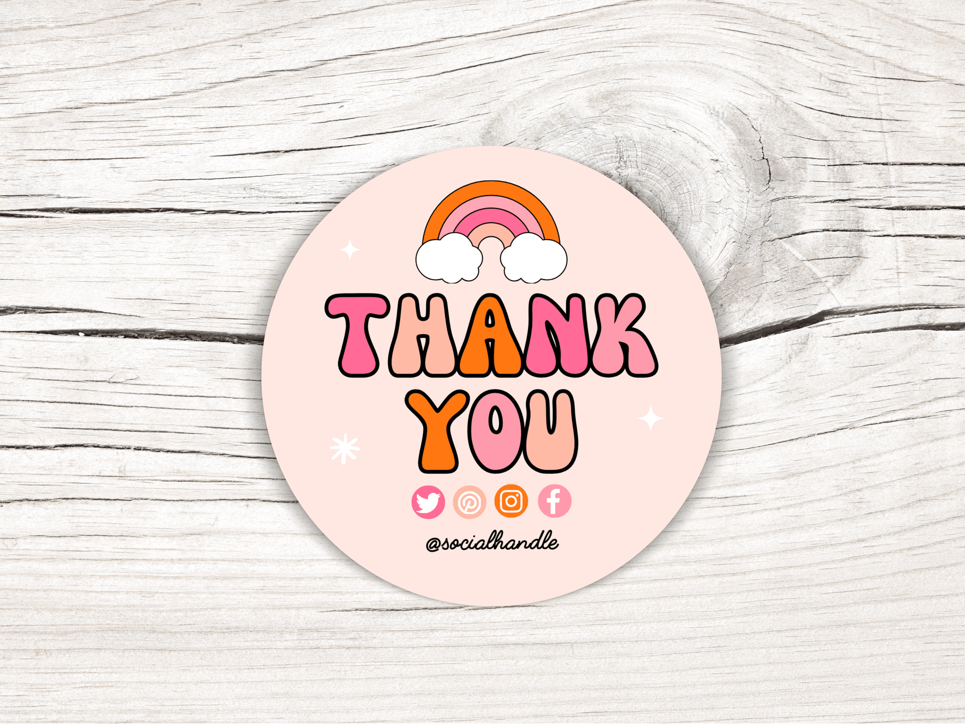 Mini Beast Packaging Sticker Template - Advertfox