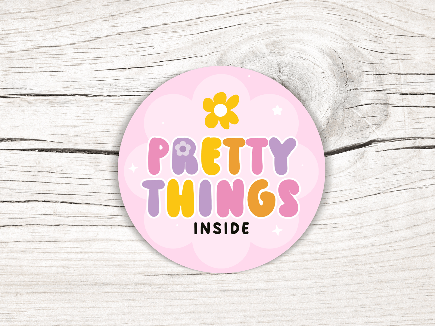 Candy Pastel Packaging Sticker Template