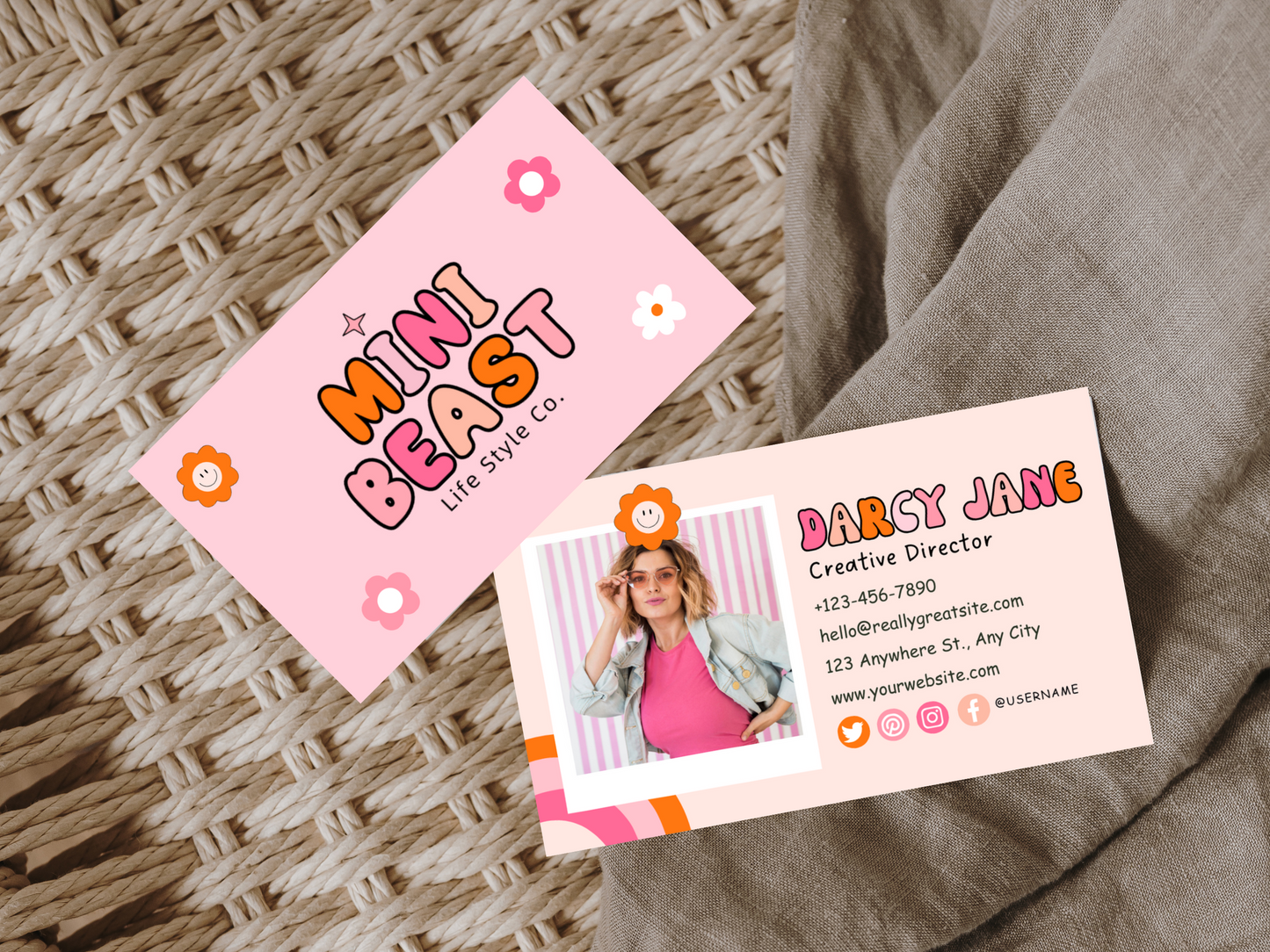 Business Card Template - Advertfox