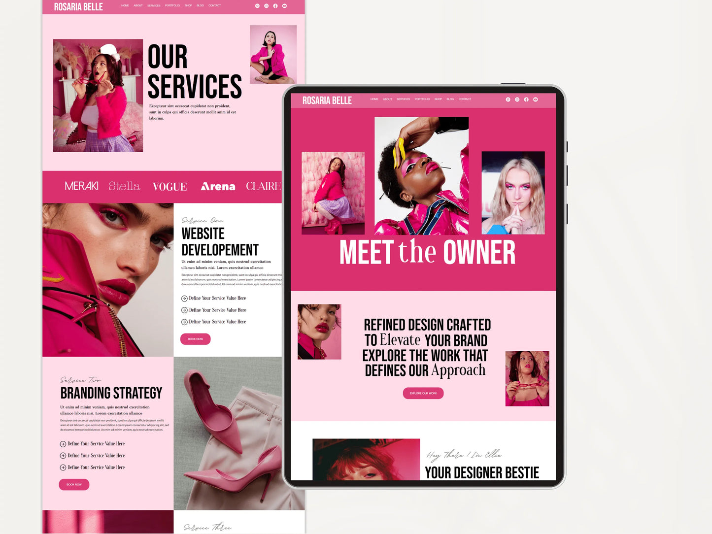 Luxury Wix Studio Website Template for Service Businesses - Advertfox