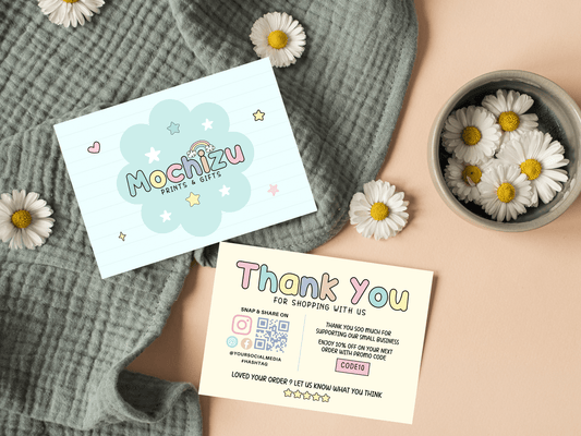 Mochizu Thank You Card