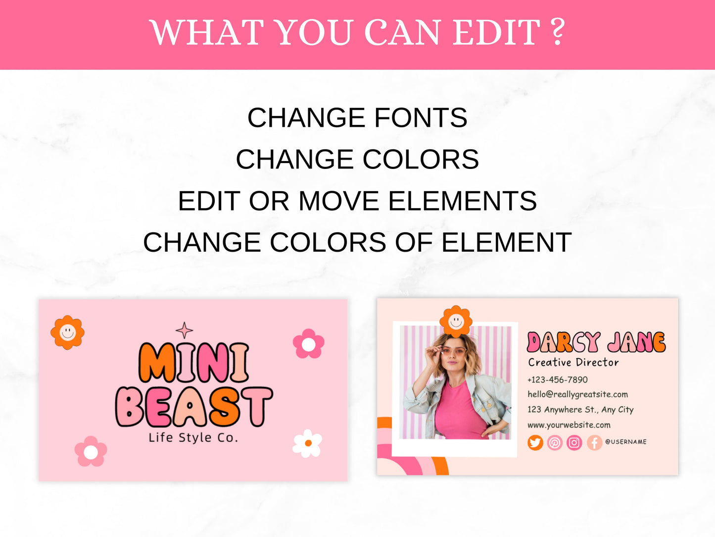 Business Card Template - Advertfox