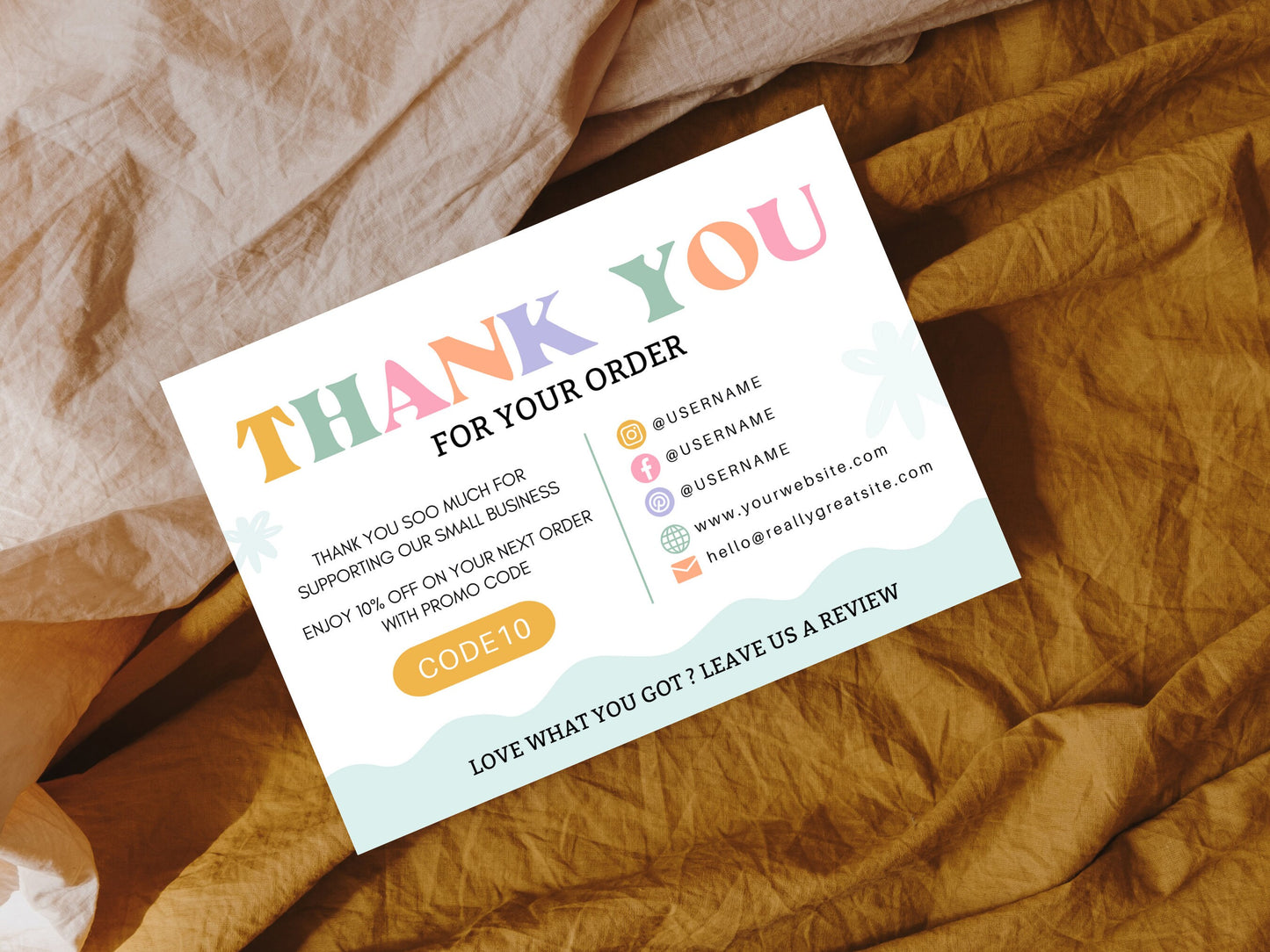 Thank You Card - Advertfox