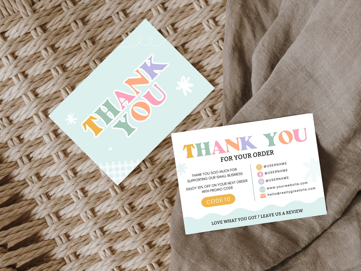 Thank You Card - Advertfox