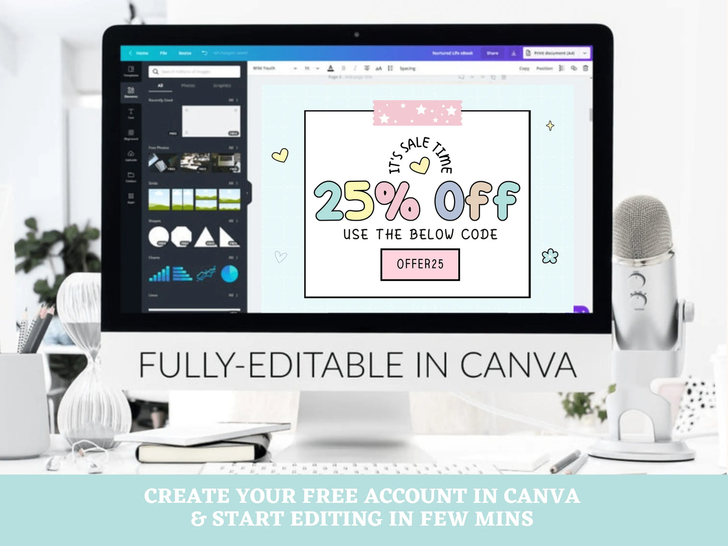 Pastel Etsy Shop Banner Template - Advertfox