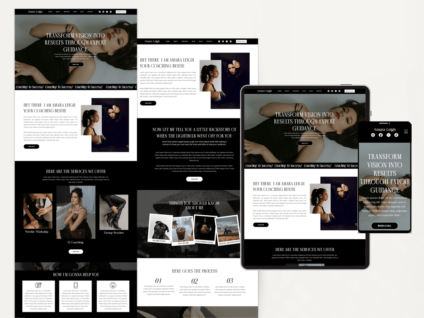 Luxury Wix Website Template