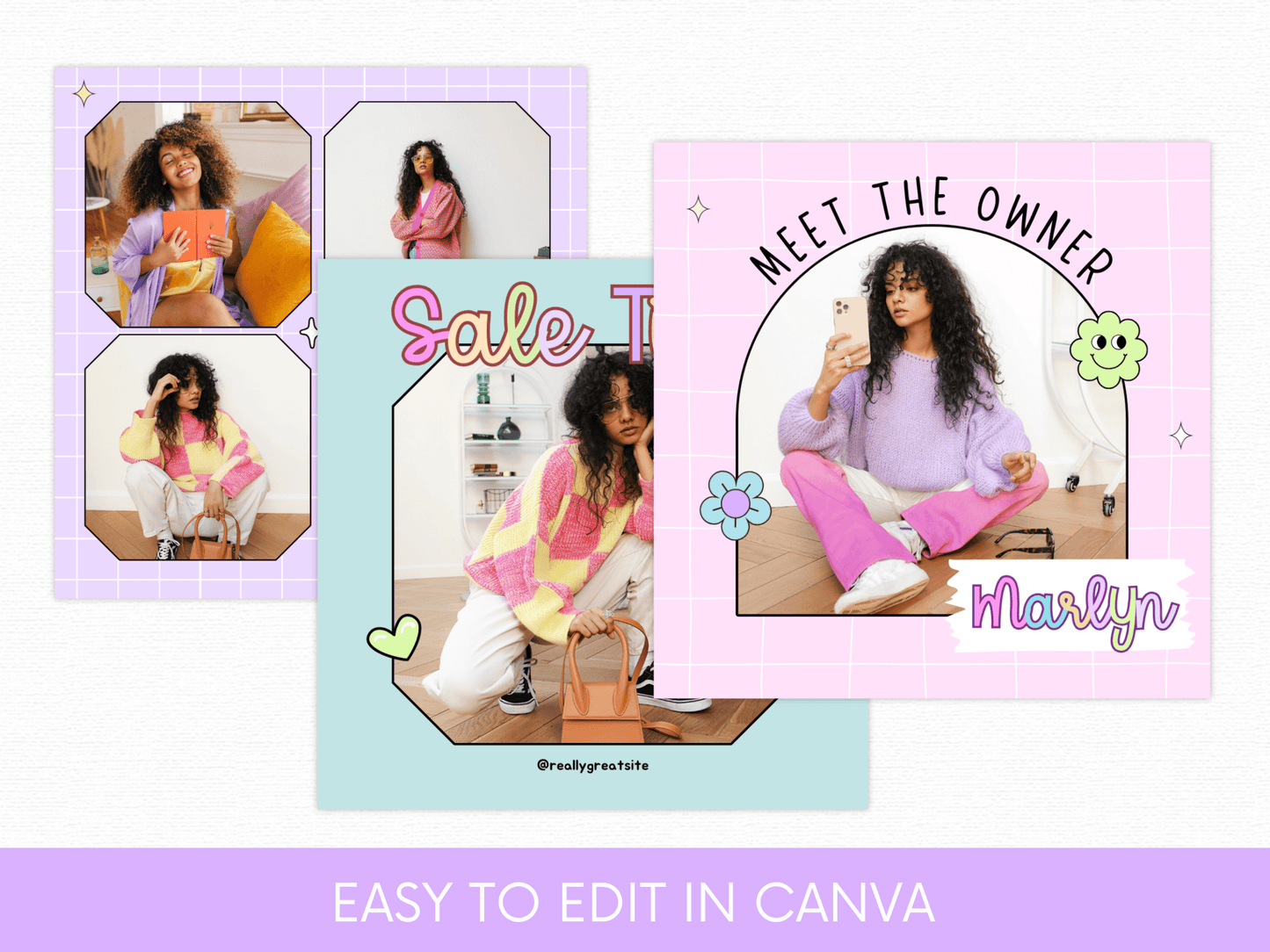 Wobble Fusion Instagram Template Bundle - Advertfox