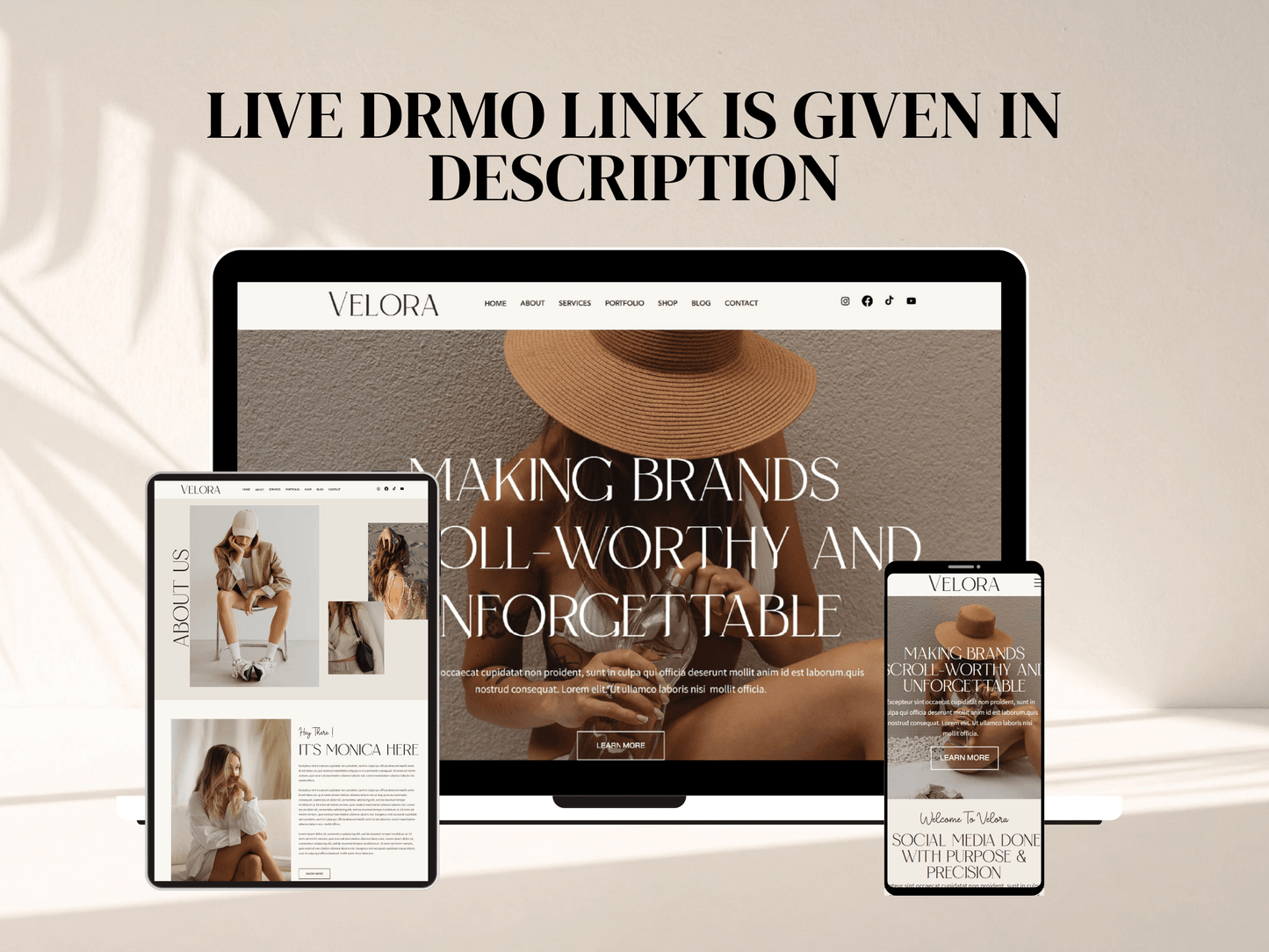 Modern Wix Studio Website Template