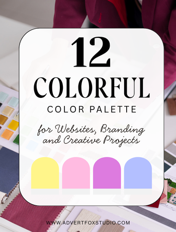 12 Colorful Color Palettes for Websites, Branding & Creative Projects
