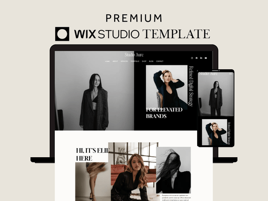 Studio Aure Wix Studio Website Template