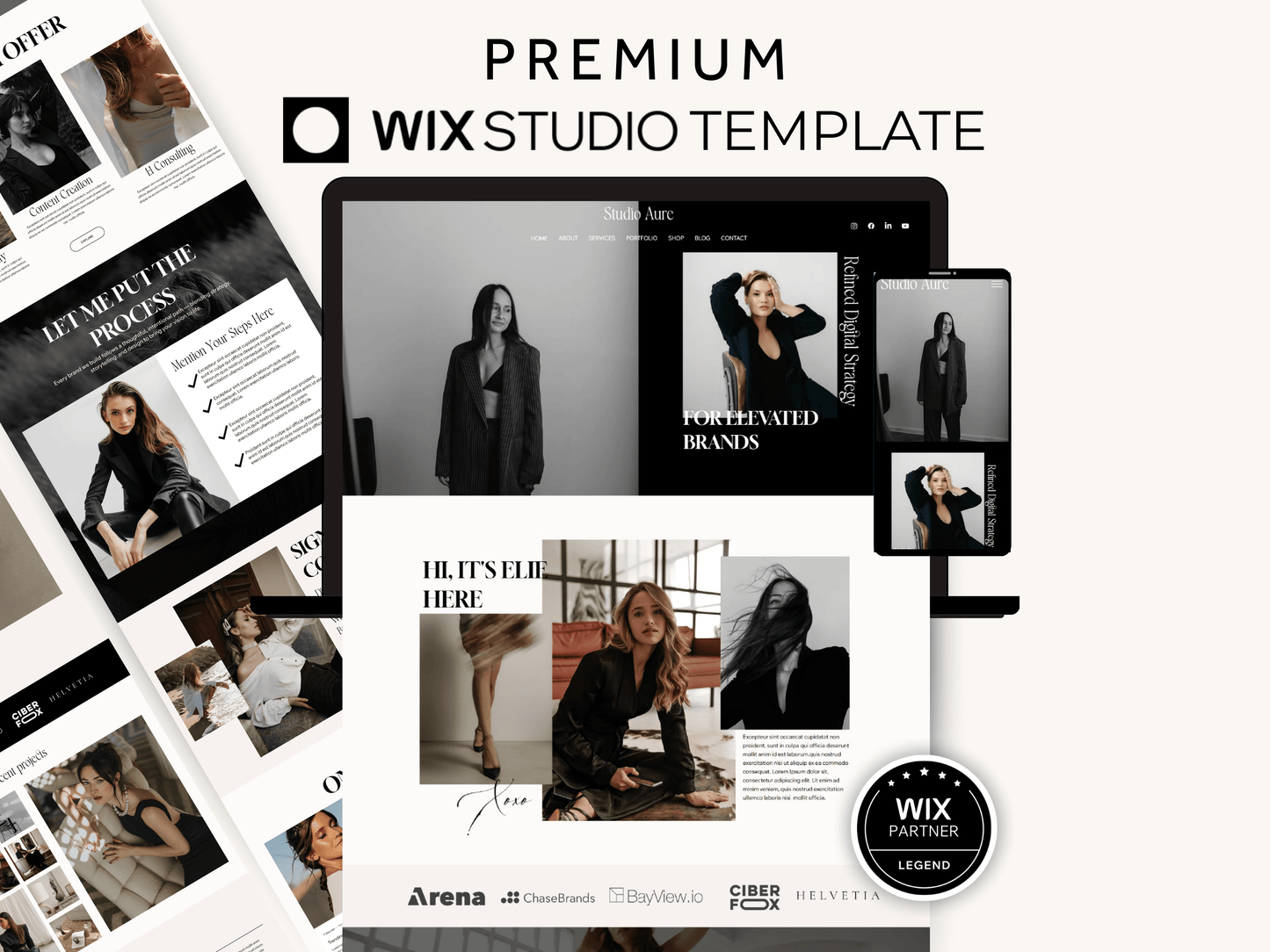 Elegant Wix Studio Website Template