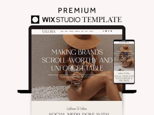 Velora Premium Wix Studio Website Template