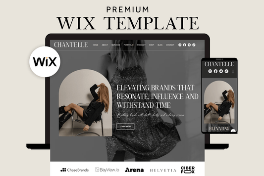 Chantelle Life Coach Wix Website Template