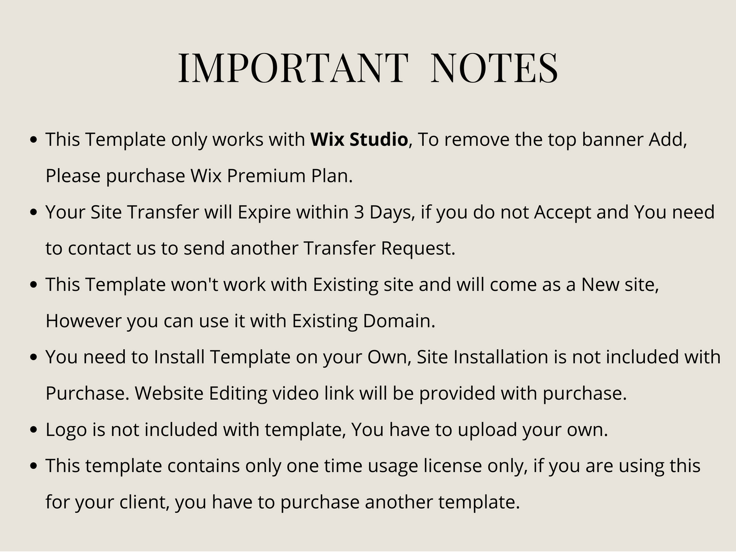 Bold Wix Studio Website Template