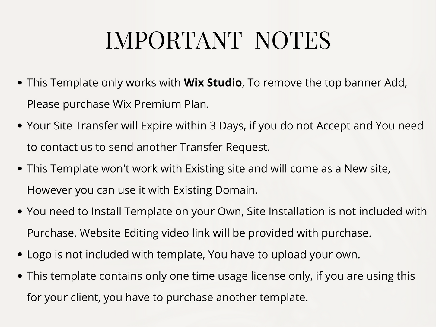 Luxury Wix Studio Website Template