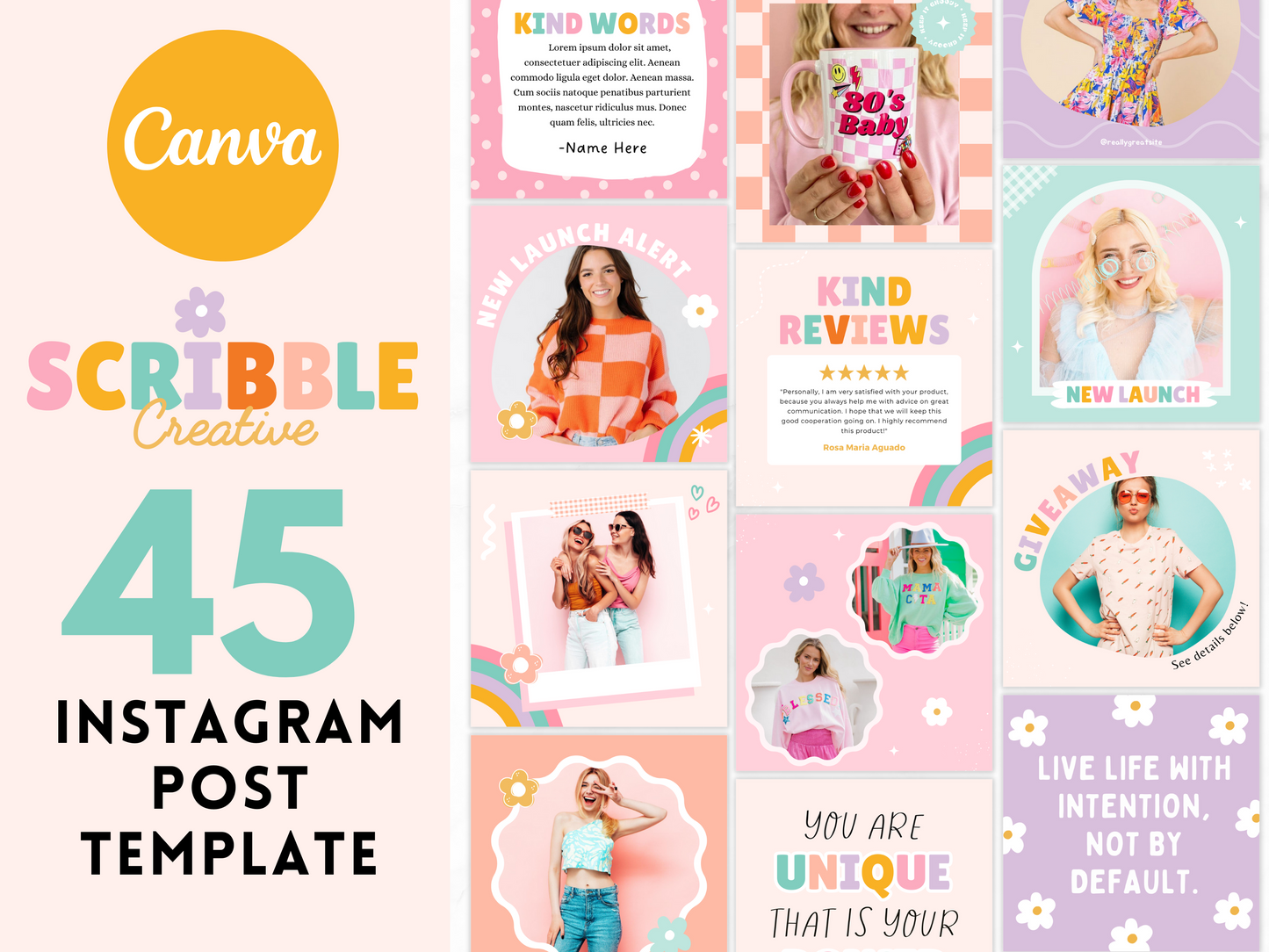 Instagram Post Templates - Advertfox