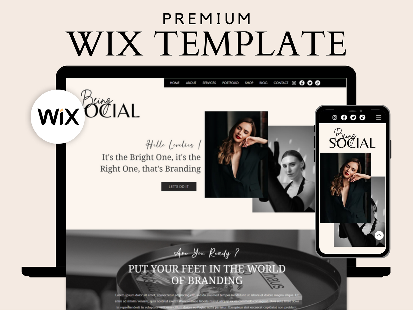 Wix Website Template - Advertfox