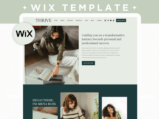 Wix Website Template - Advertfox