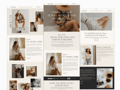 Velora Premium Wix Studio Website Template