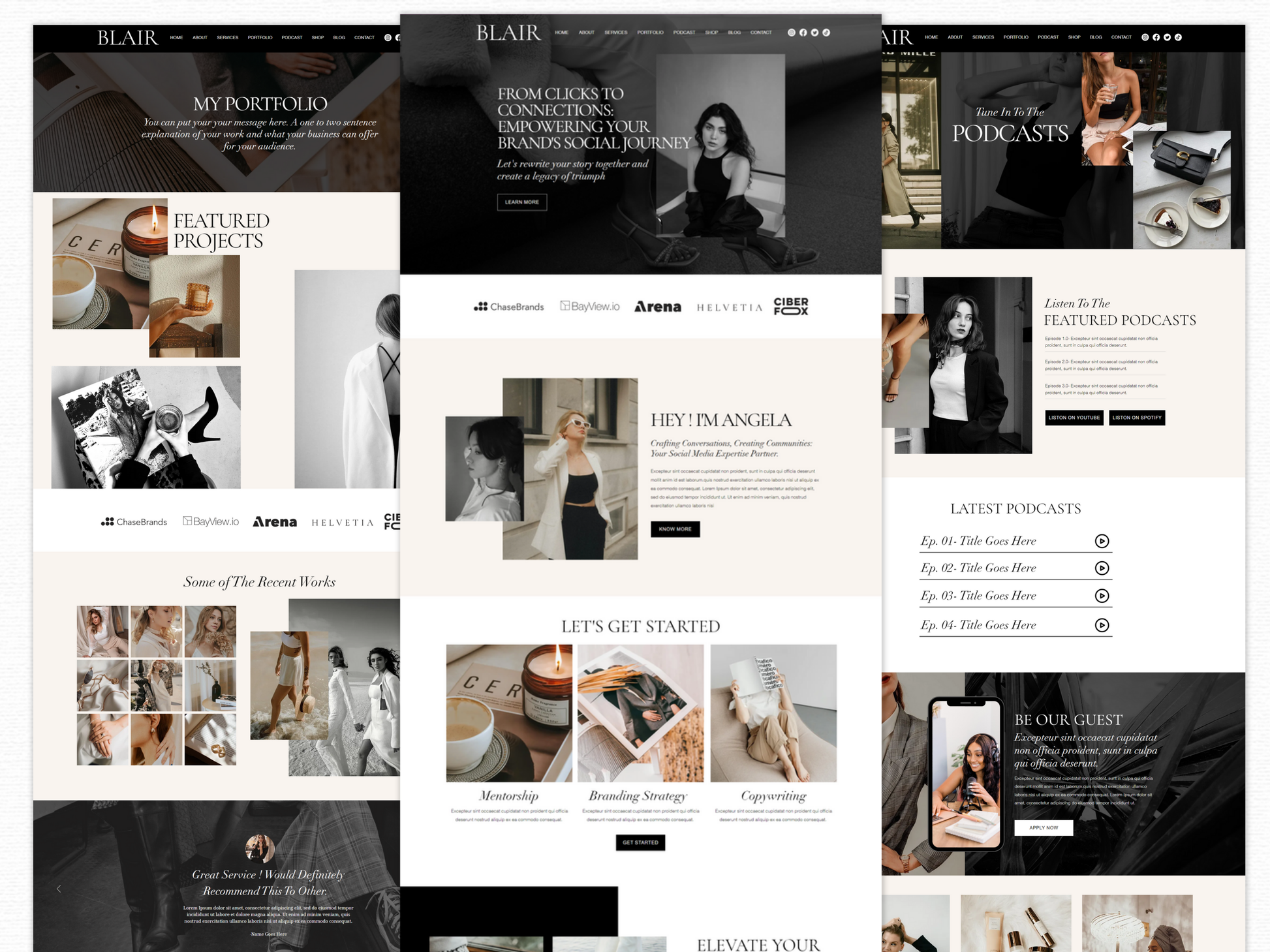 Wix Website Template - Advertfox