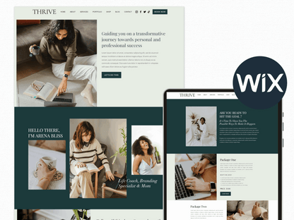 Wix Website Template - Advertfox