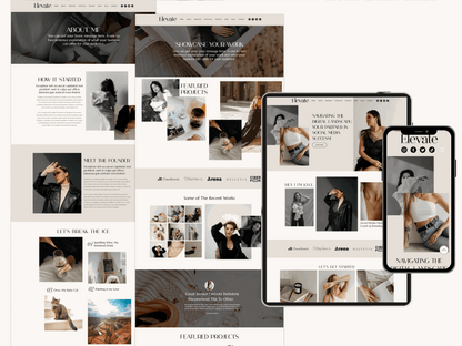 Wix Website Template - Advertfox