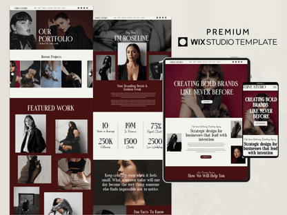 Bold Wix Studio Website Template