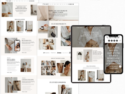 Wix Website Template - Advertfox