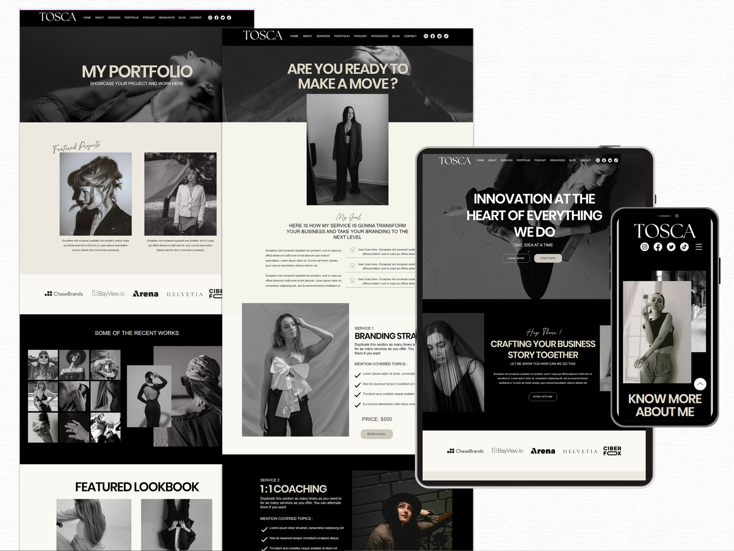 Wix Website Template - Advertfox