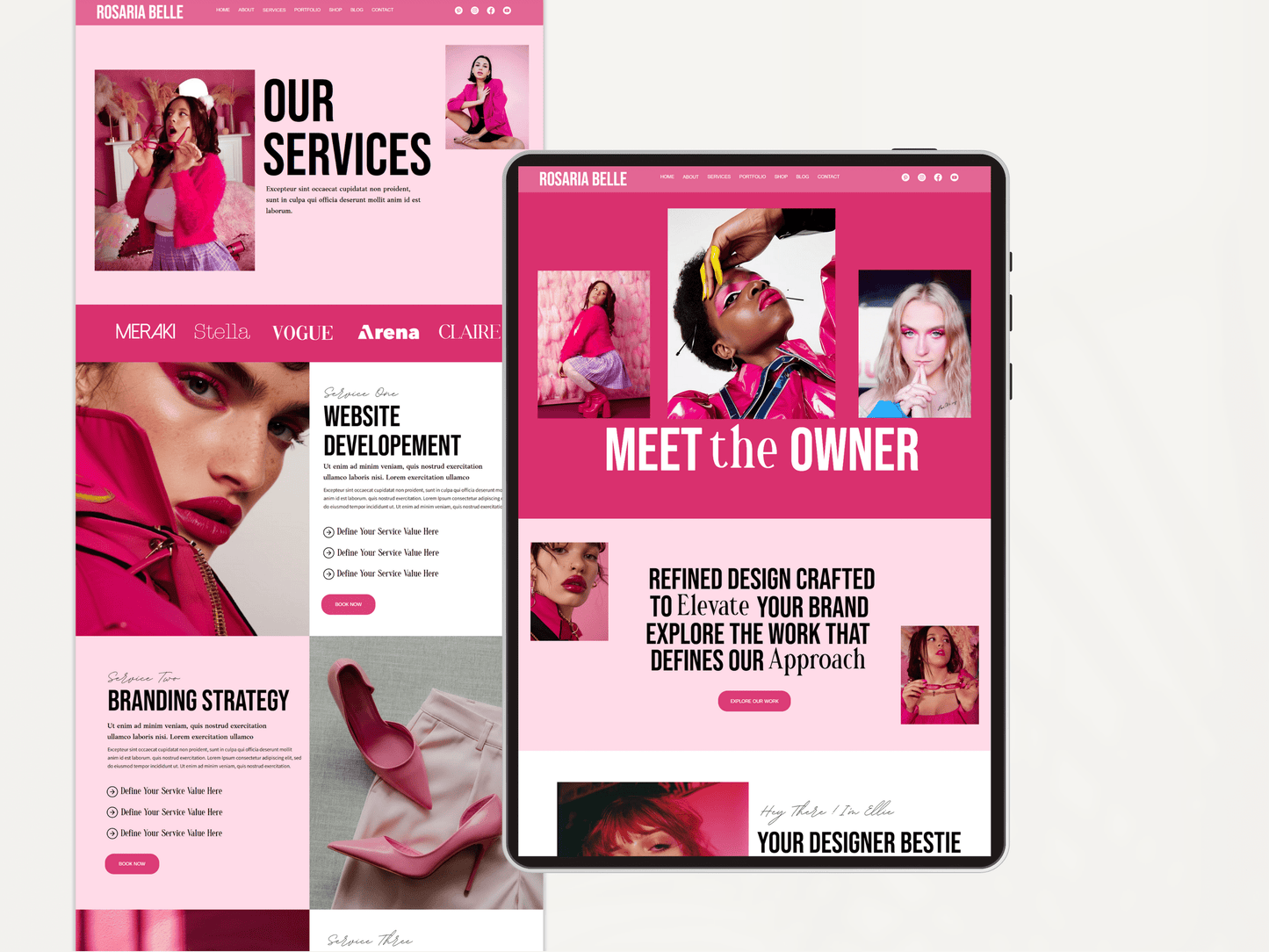 Luxury Wix Studio Website Template