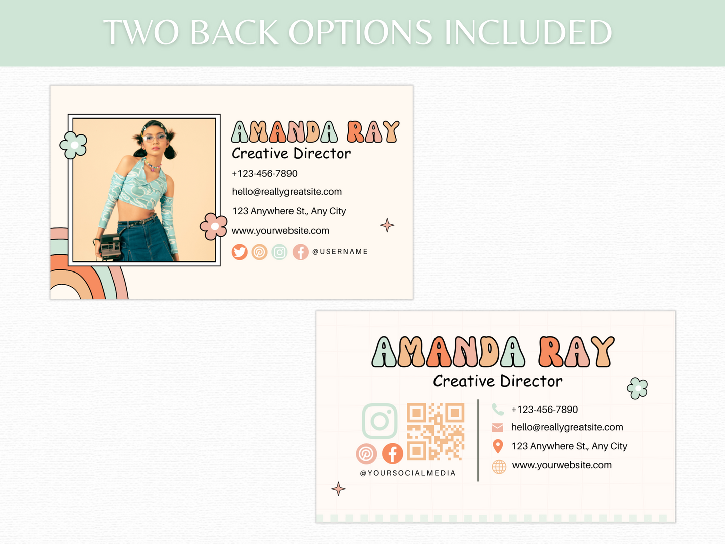 Business Card Template - Advertfox