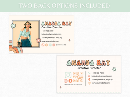 Business Card Template - Advertfox