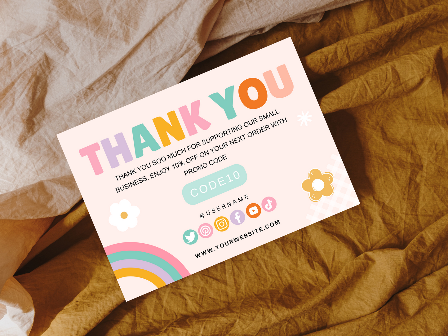 Thank You Card - Advertfox