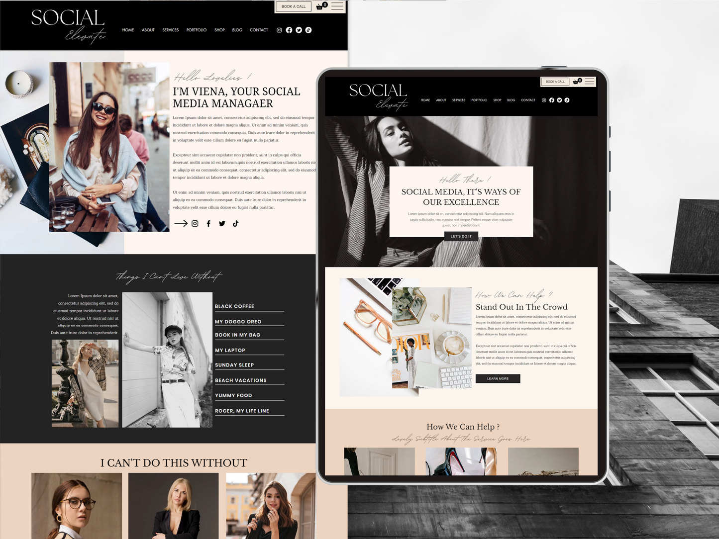 Wix Website Template - Advertfox