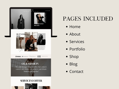 Studio Aure Wix Studio Website Template