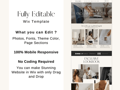 Velora Premium Wix Studio Website Template