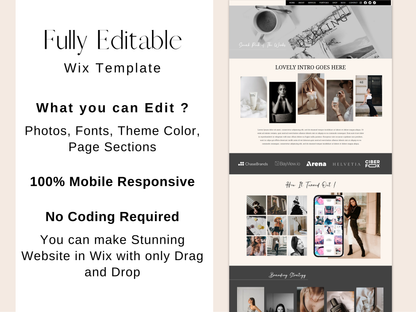 Wix Website Template - Advertfox