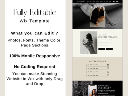 Wix Website Template - Advertfox