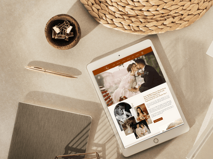 Wix Website for Wedding Photographer - Advertfox