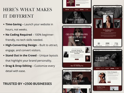 Bold Wix Studio Website Template